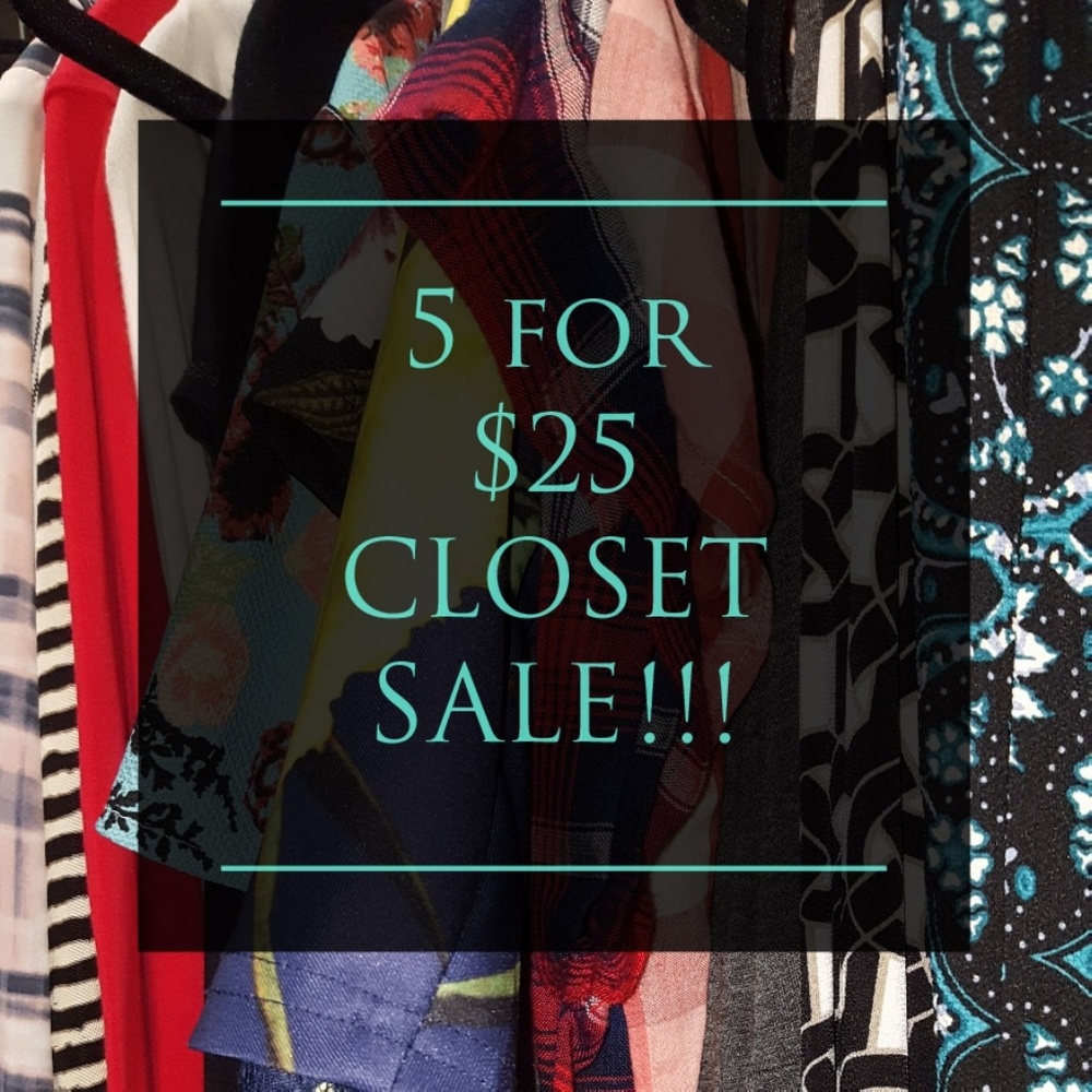 ☘5 for $25 SALE☘